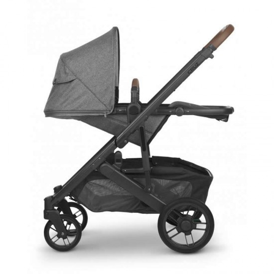 Uppababy CRUZ V2 Pushchair + Carrycot, Greyson Charcoal Melange