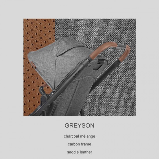 Uppababy CRUZ V2 Pushchair, Greyson Charcoal Melange
