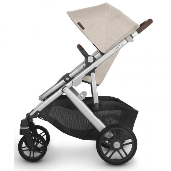 Uppababy VISTA V2 Pram + Mesa + Base i-Size Travel System, Declan Oat Melange