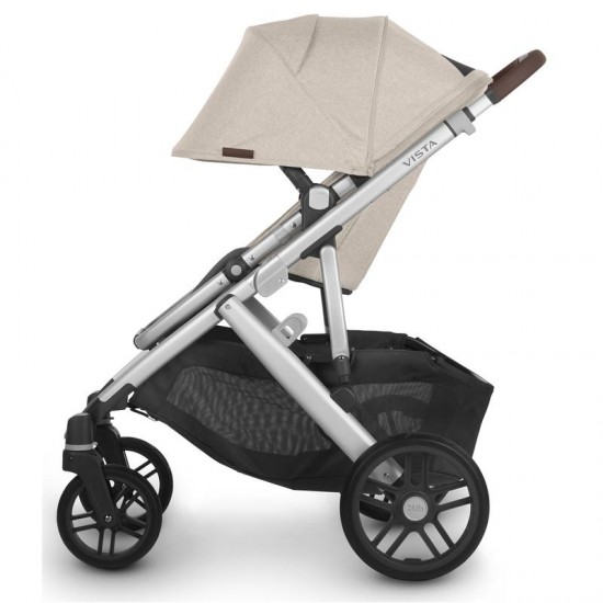 Uppababy VISTA V2 Twin Tandem Pushchair, Declan Oat Melange