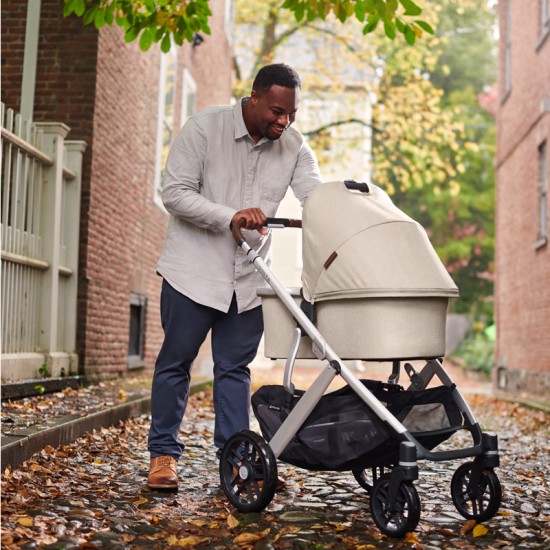 Uppababy VISTA V2 Pram + Cabriofix i-Size & Base Travel System, Declan Oat Melange