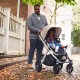 Uppababy VISTA V2 Twin Tandem Pushchair, Declan Oat Melange