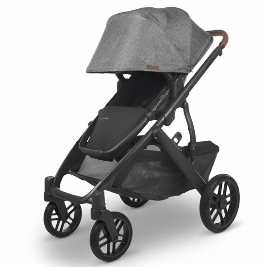 Uppababy VISTA V2 Pushchair & Pram, Greyson Charcoal Melange