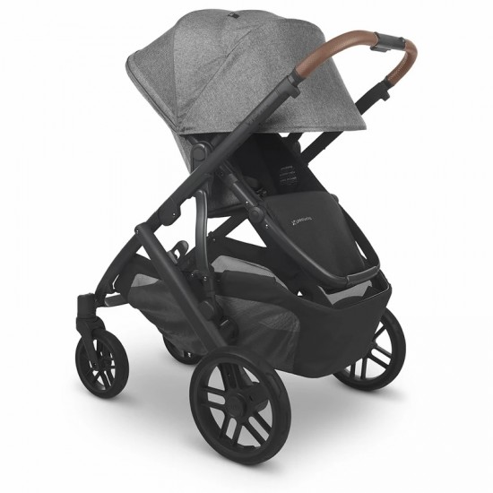 Uppababy VISTA V2 Tandem Pushchair, Greyson Charcoal Melange