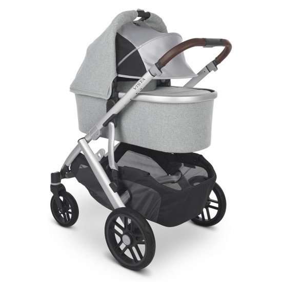 Uppababy VISTA V2 Pushchair & Pram Accessory Bundle, Stella Grey