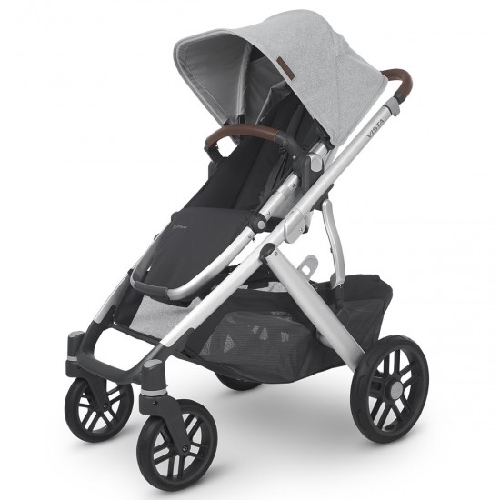 Uppababy VISTA V2 Pushchair & Pram Accessory Bundle, Stella Grey