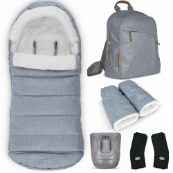 Uppababy 5 Piece Accessory Pack, Gregory Blue Marl
