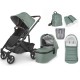 Uppababy CRUZ V2 Pushchair + Carrycot & 4 Piece Accessory Bundle, Gwen - 2025 BLACK FRIDAY DEAL