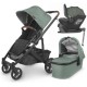 Uppababy CRUZ V2 Pushchair + Carrycot + Mesa + Base i-Size Travel System, Gwen