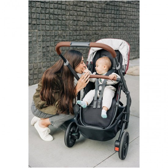 Uppababy CRUZ V2 Pushchair + Carrycot + Mesa + Base i-Size Travel System, Lucy