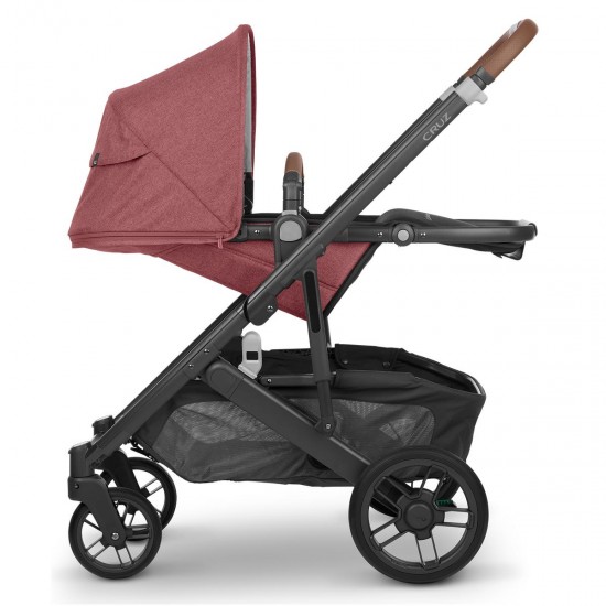 Uppababy CRUZ V2 Pushchair + Carrycot + Cabriofix i-Size + Base Travel System, Lucy