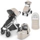 Uppababy VISTA V2 Pushchair & Pram + Ganoosh Footmuff Bundle, Declan Oat Melange - 2025 BLACK FRIDAY DEAL