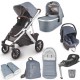 Uppababy VISTA V2 Pram + Mesa + Base i-Size Travel System + Accessory Pack, Gregory