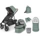 Uppababy VISTA V2 Pushchair & Pram + 4 Piece Accessory Bundle, Gwen - 2025 BLACK FRIDAY DEAL