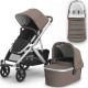 Uppababy VISTA V3 Pushchair & Pram + Cozy Ganoosh Footmuff, Theo