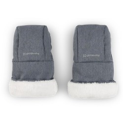 Uppababy Cozy Handmuffs, Julian - Dusty Blue Melange