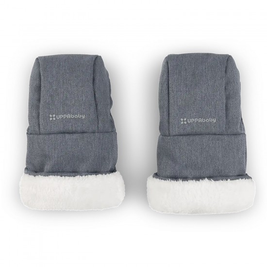 Uppababy Cozy Handmuffs, Julian - Dusty Blue Melange
