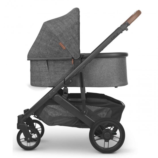 Uppababy CRUZ V2 Pushchair + Carrycot + Mesa + Base i-Size Travel System, Greyson Charcoal Melange Uppababy CRUZ V2 Pushchair + Carrycot + Mesa + Base i-Size Travel System, Greyson Charcoal Melange