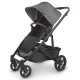 Uppababy CRUZ V2 Pushchair + Carrycot + Mesa + Base i-Size Travel System, Greyson Charcoal Melange Uppababy CRUZ V2 Pushchair + Carrycot + Mesa + Base i-Size Travel System, Greyson Charcoal Melange