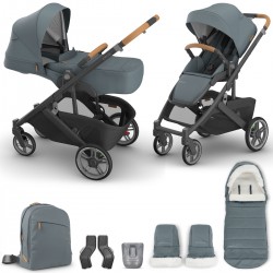 Uppababy CRUZ V3 Pushchair & Accessory Bundle, Dillan