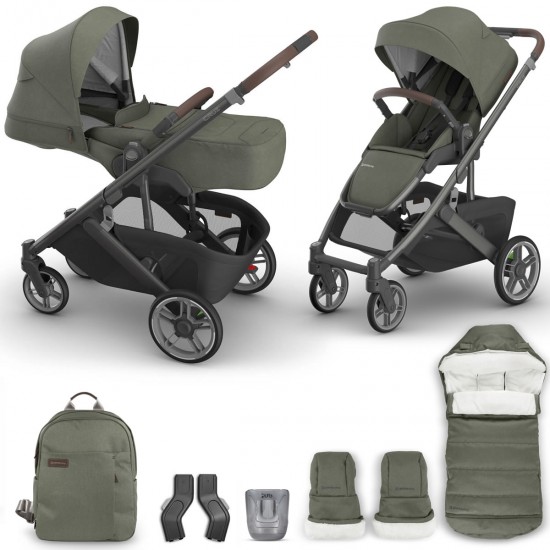 Uppababy CRUZ V3 Pushchair & Accessory Bundle, Evelyn Uppababy CRUZ V3 Pushchair & Accessory Bundle, Evelyn