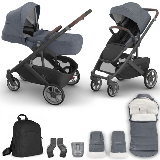 Uppababy CRUZ V3 Pushchair & Accessory Bundle, Julian