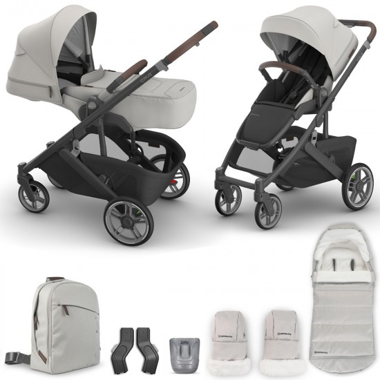 Uppababy CRUZ V3 Pushchair & Accessory Bundle, Savannah