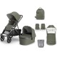 Uppababy VISTA V3 Pushchair & Pram + 4 Piece Accessory Bundle, Evelyn