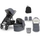 Uppababy VISTA V3 Pushchair & Pram + 4 Piece Accessory Bundle, Julian