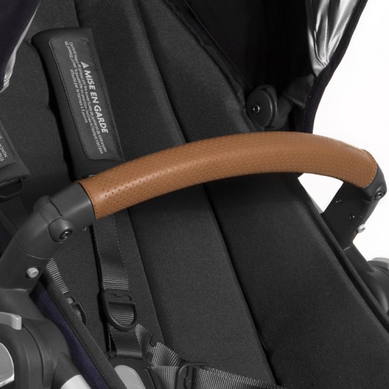 Uppababy Vista / Cruz Leather Bumper Bar Cover, Saddle