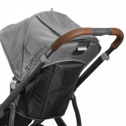 Uppababy Vista Leather Handle Bar Cover, Saddle