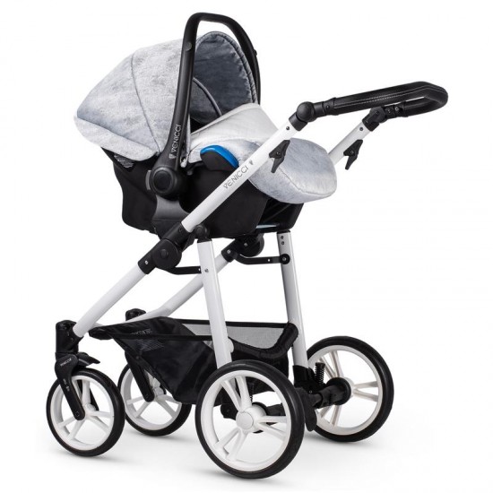 Venicci Pure 2.0 Prestige Edition 3 in 1 Travel System, Cloud Venicci Pure 2.0 Prestige Edition 3 in 1 Travel System, Cloud