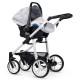 Venicci Pure 2.0 Prestige Edition 3 in 1 Travel System, Cloud Venicci Pure 2.0 Prestige Edition 3 in 1 Travel System, Cloud