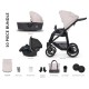 Venicci Shadow 2.0 Prestige Edition 3 in 1 Travel System + Isofix Base, Toscana Sand