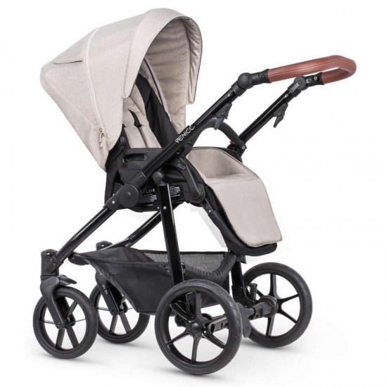 Venicci Shadow 2.0 Prestige Edition 3 in 1 Travel System + Isofix Base, Toscana Sand Tan