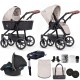 Venicci Shadow 2.0 Prestige Edition 3 in 1 Travel System + Isofix Base, Toscana Sand Tan