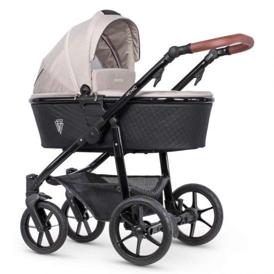 Venicci Shadow 2.0 Prestige Edition 3 in 1 Travel System + Isofix Base, Toscana Sand Tan