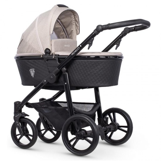 Venicci Shadow 2.0 Prestige Edition 3 in 1 Travel System + Isofix Base, Toscana Sand