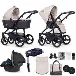 Venicci Shadow 2.0 Prestige Edition 3 in 1 Travel System + Isofix Base, Toscana Sand