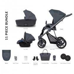 Venicci Asti 3 in 1 Travel System, Smokey Grey