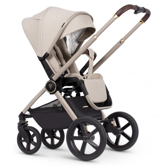 Venicci Upline 3 in 1 Isofix Travel System Bundle, Stone Beige