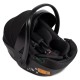 Venicci Tinum Edge 3 in 1 + Base Complete Travel System Bundle, Charcoal