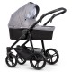 Venicci Genesis 3 in 1 Travel System Bundle + Isofix Base & FREE Parasol, Light Grey