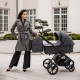 Venicci Tinum Edge 2 in 1 Pram Bundle, Charcoal