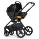 Venicci Tinum Edge 3 in 1 + Base Complete Travel System Bundle, Charcoal