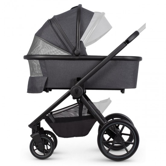 Venicci Tinum Edge 3 in 1 Travel System Bundle, Charcoal