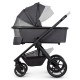 Venicci Tinum Edge 3 in 1 + Base Complete Travel System Bundle, Charcoal