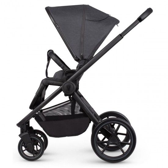 Venicci Tinum Edge 3 in 1 Travel System Bundle, Charcoal