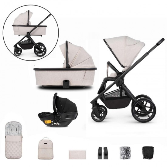 Venicci Tinum Edge 3 in 1 Travel System Bundle, Dust