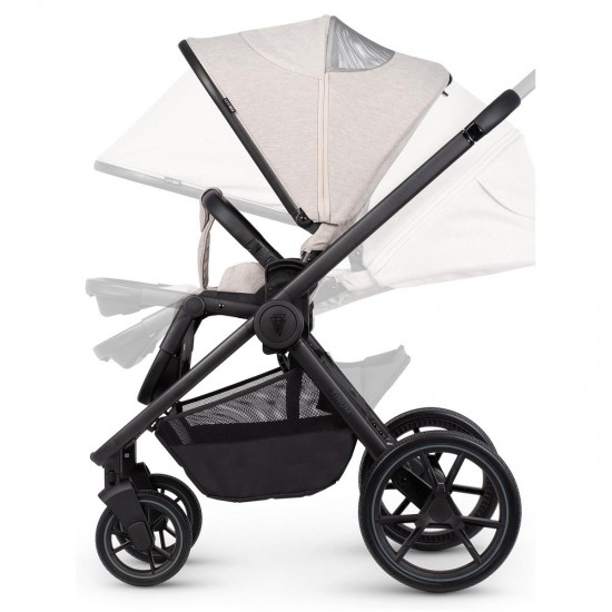 Venicci Tinum Edge 3 in 1 + Base Complete Travel System Bundle, Dust